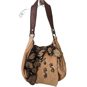 Eternal Perspective Cowhide Leather Tote Bag Turquoise Western Chunky Purse